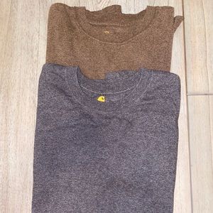 2 Carhartt Long sleeve logo men’s shirt extra large